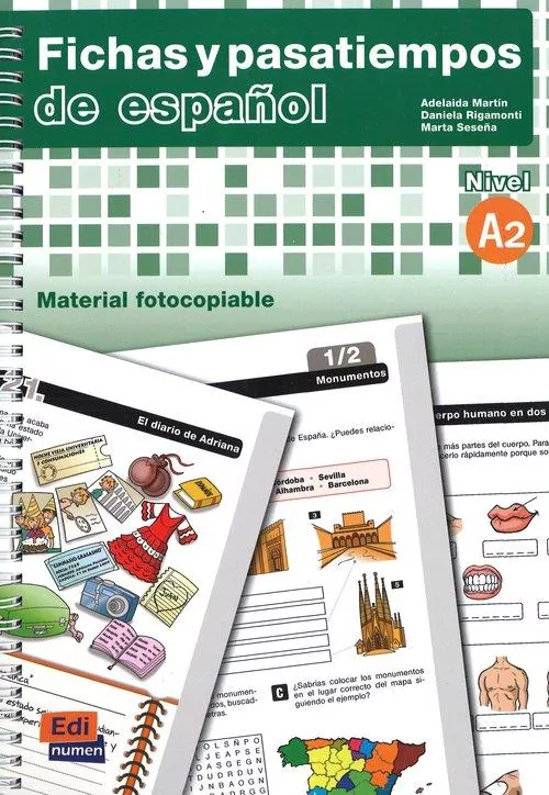 Fichas y pasatiempos de espanol A2 - tantis.pl