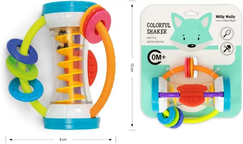 Grzechotka Shaker - Colorful shaker 0596 - tantis.pl
