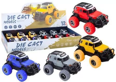 Auto terenowe 1:32 metal gumowe koła napęd MIX - tantis.pl