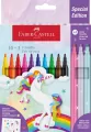 Faber-Castell. Flamastry Unicorn 10+3 kolory - tantis.pl