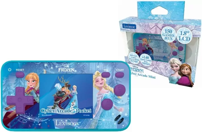 Przenośna konsola dla dzieci 150 gier. Kraina lodu - tantis.pl