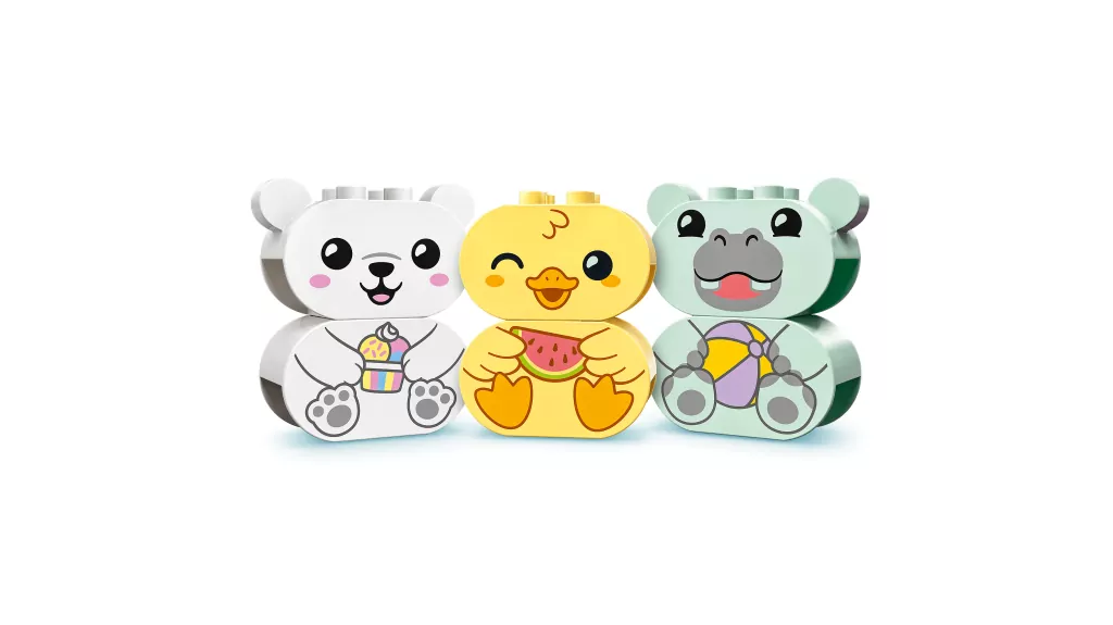 LEGO® DUPLO® Creative Play. Zabawa w kąpieli: pływający pociąg ze zwierzątkami. 10965 - tantis.pl