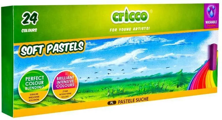 Pastele suche. 24 kolory - tantis.pl