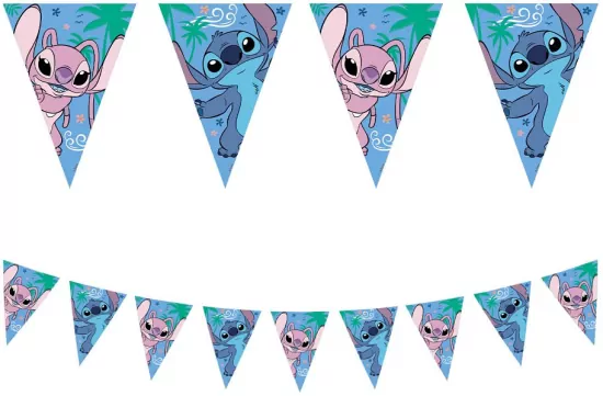 Baner papierowy 120x180cm. Disney. Stitch&Angel