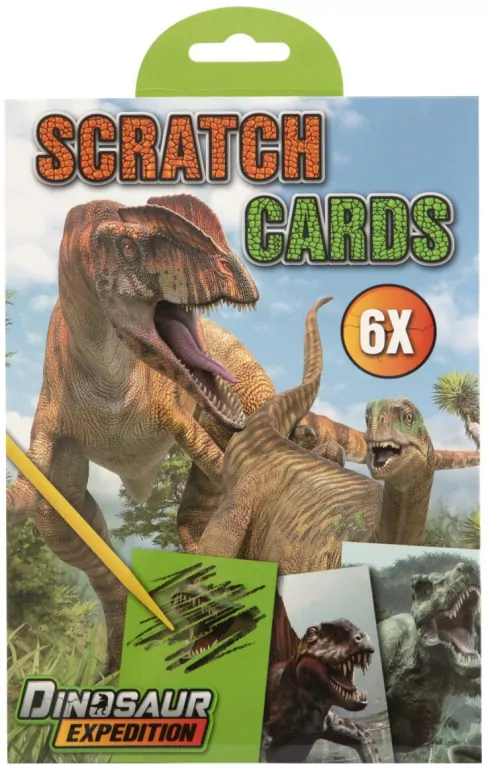 Wydrapywanka Dino 6 kartek - tantis.pl