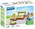 Playmobil Junior Ekologiczny Stragan z wózkiem widłowym 71691 - tantis.pl