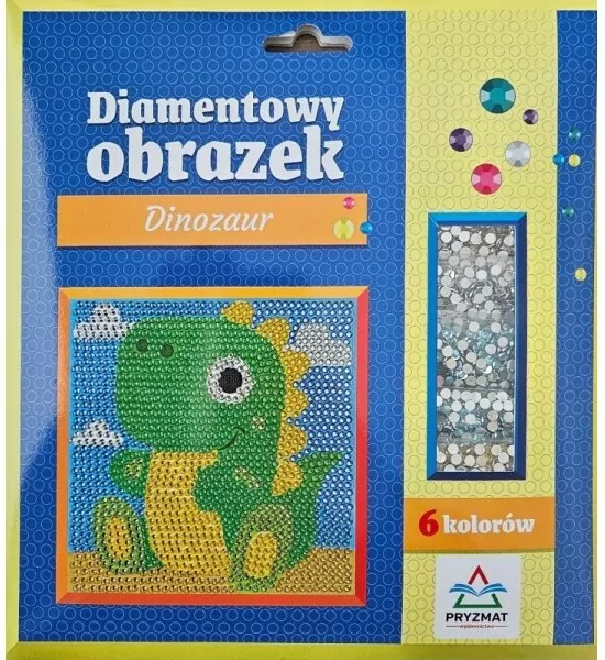 Diamentowy obrazek. Dinozaur - tantis.pl