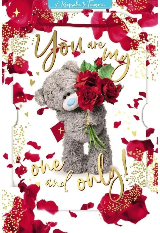 Kartka holograficzna 3D You are my one and only - tantis.pl