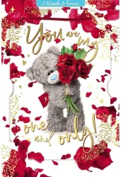 Kartka holograficzna 3D You are my one and only