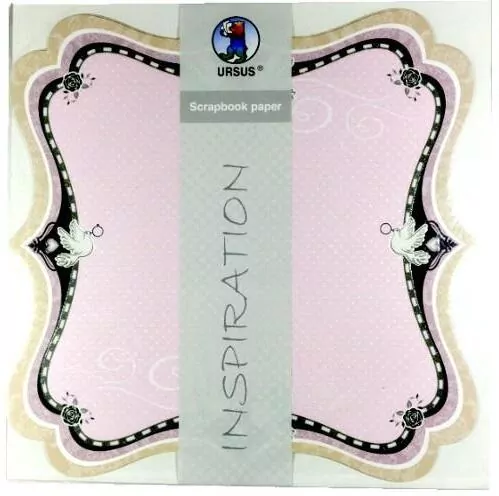 Papier do scrapbookingu ślubne 5 5 arkuszy - tantis.pl
