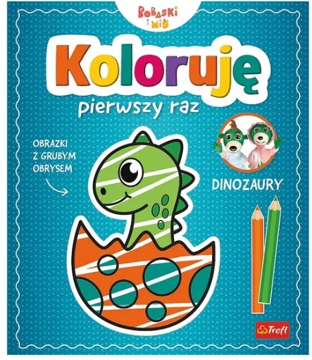 Koloruję pierwszy raz. Dinozary TREFL - tantis.pl