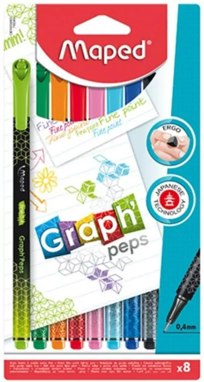 Cienkopis. Graph Peps Deco. 8 kolorów - tantis.pl