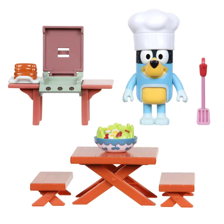Zestaw grill z figurką. Bluey - tantis.pl