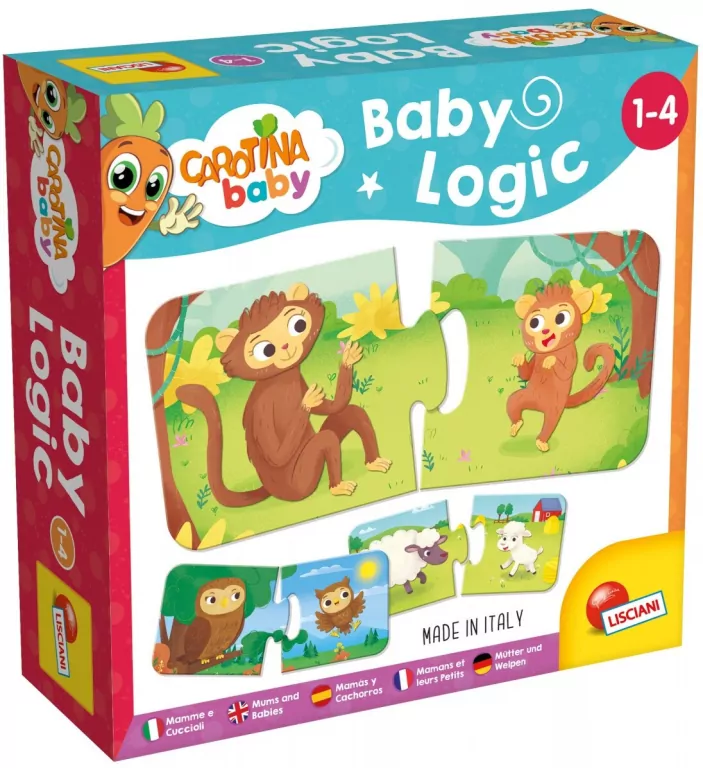 Lisciani. Carotina Baby Logic Mama i ich dzieci - tantis.pl