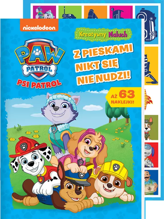 Psi Patrol. Z pieskami nikt się nie nudzi! Kreatywny Maluch. Cz.9 - tantis.pl
