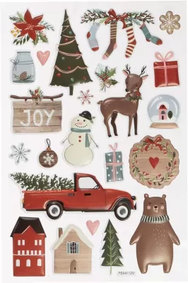 Naklejki świąteczne 3D