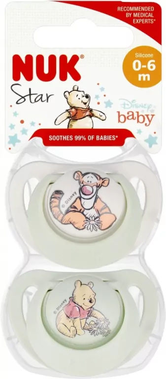 Smoczki 0-6m Star NUK - tantis.pl