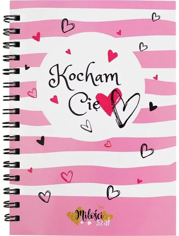 Notes na sprężynie Kocham Cię - tantis.pl