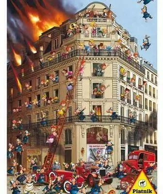 Puzzle 1000 - Straż pożarna PIATNIK - tantis.pl