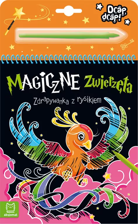 Magiczne zwierzęta. Zdrapywanka z rysikiem - tantis.pl
