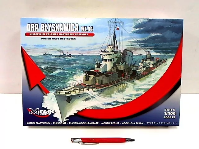 ORP Błyskawica WZ.44. Model plastikowy - tantis.pl
