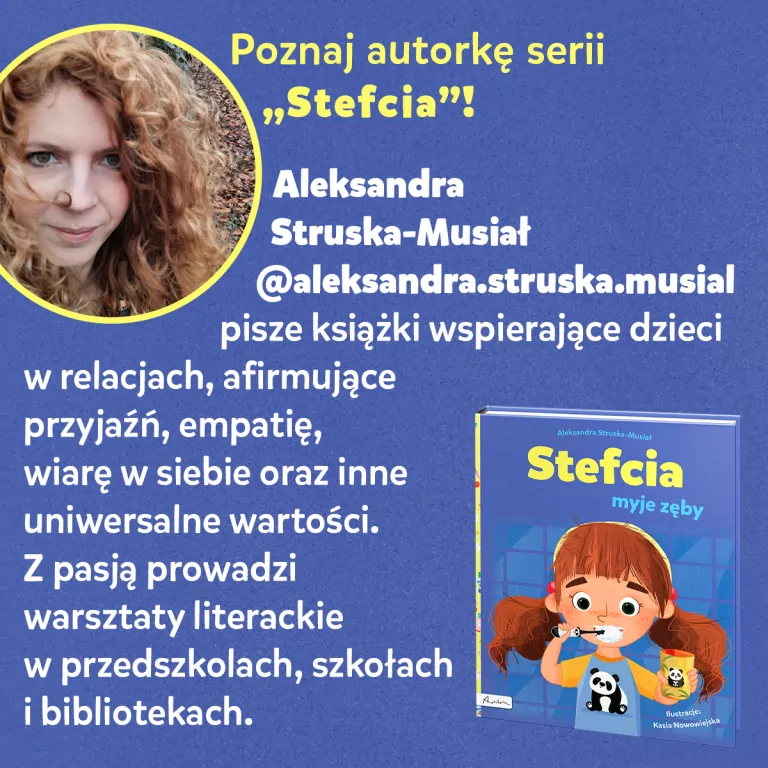 Stefcia myje zęby - tantis.pl