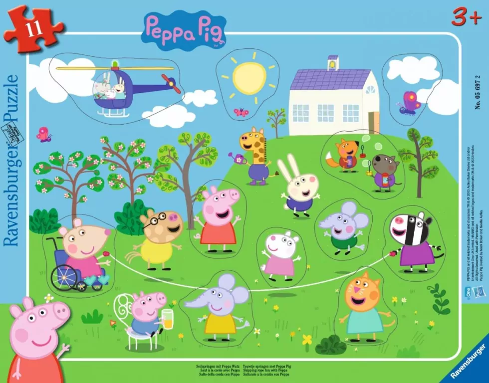 Puzzle Peppa Pig Where to Put It? - tantis.pl