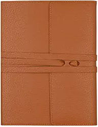 Notatnik wiązany ze sztucznej skóry