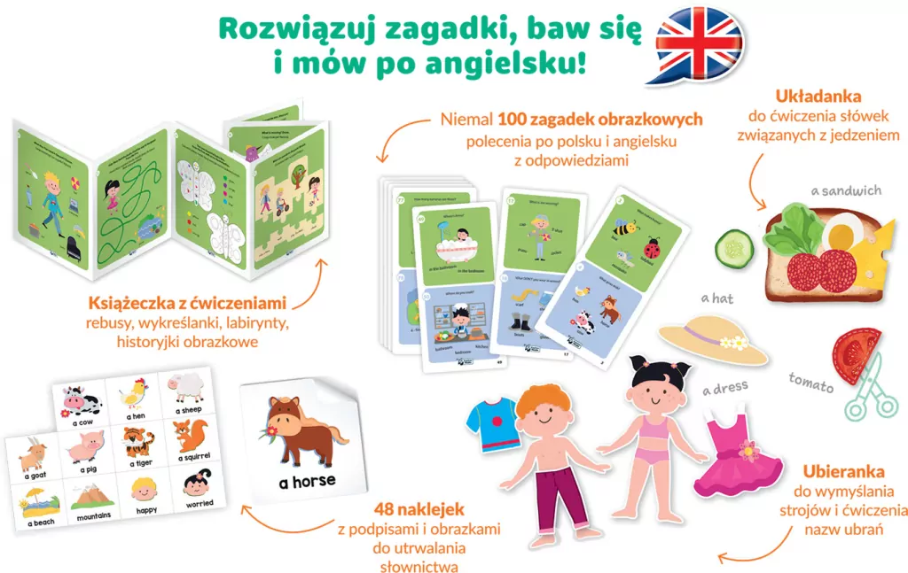 Baw się i ucz! Angielski dla przedszkolaka - tantis.pl