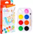Farby akwarelowe ColoRun 8 kolorów + pędzelek - tantis.pl