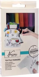 Markery do tkanin 8 kolorów