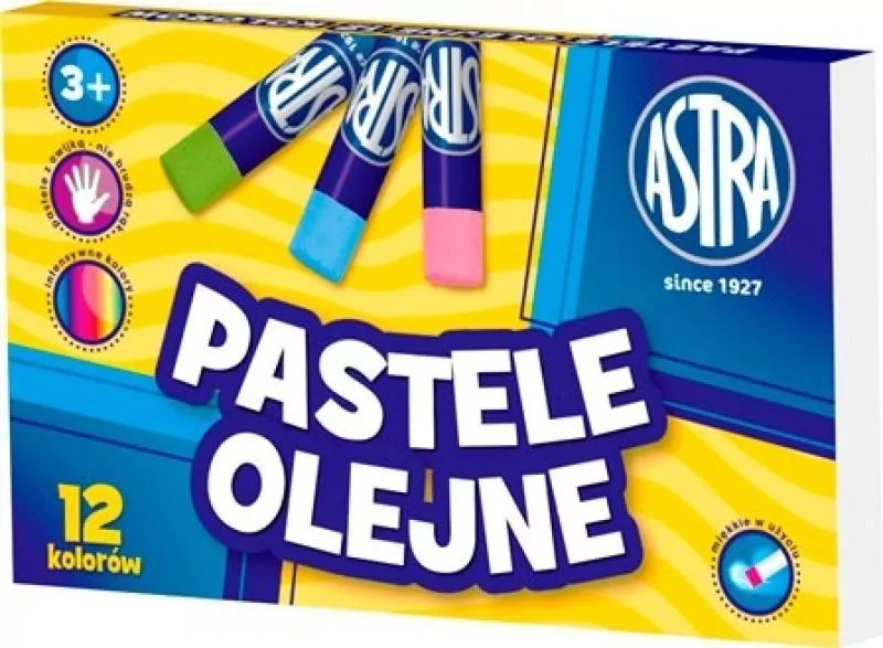 Pastele olejne. 12 kolorów - tantis.pl