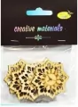 Drewniane elementy w kształcie zegara 4,5cm - tantis.pl