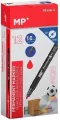 Marker permanentny 1,0mm do CD/DVD czerwon (12szt) - tantis.pl