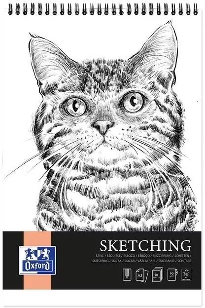 Blok artystyczny szkicownik A3/50K 90G - tantis.pl