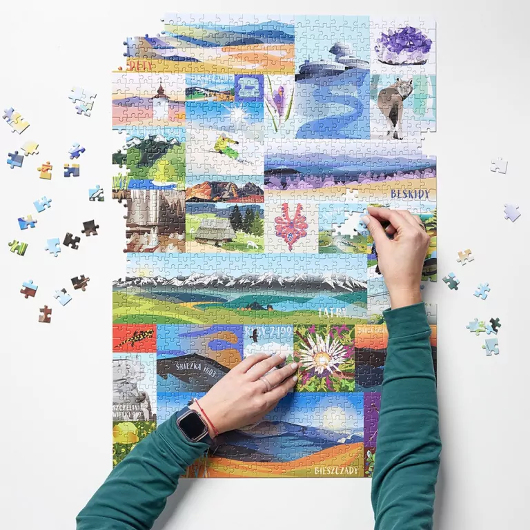 CzuCzu. Puzzlove. Polskie góry 1000 el. - tantis.pl