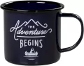 Kubek kempingowy Adventure Begins - 325ml błękitny - tantis.pl