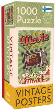 Puzzle 1000 Vintage Retro Movie Collection - tantis.pl