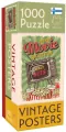 Puzzle 1000 Vintage Retro Movie Collection - tantis.pl