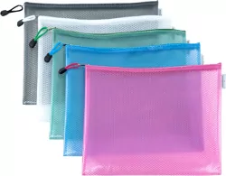 Torebka na zamek mesh EVA A6 NARCISSUS