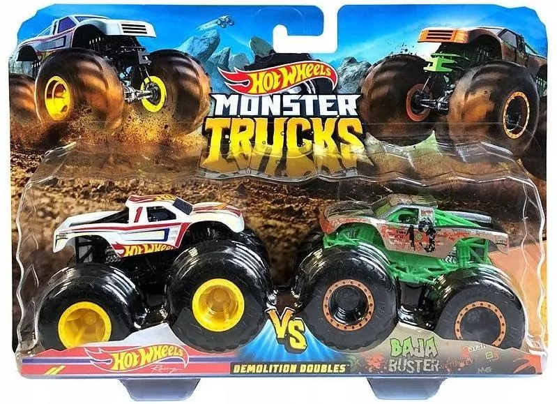 Hot Wheels. Monster Trucks Pojazd 2-pak - tantis.pl