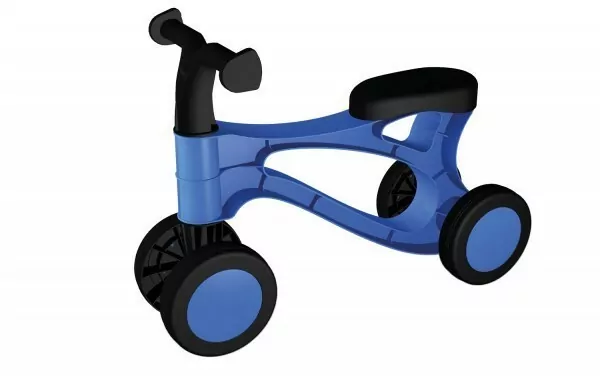 Rowerek Lena. Jeździk niebiesko-czarny - tantis.pl