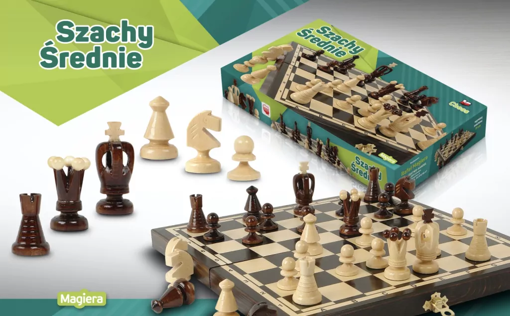 Szachy średnie 31 cm - tantis.pl