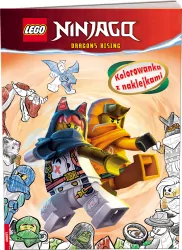 Lego Ninjago. Kolorowanka z naklejkami