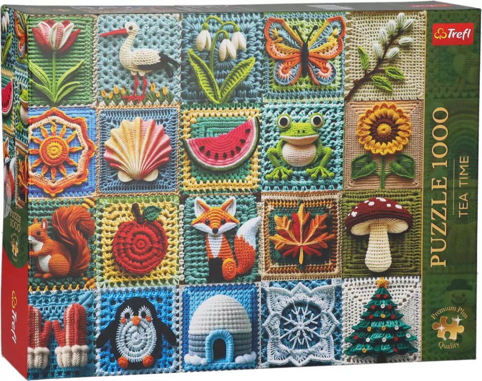 Puzzle 1000 Tea Time: Szydełkowanie TREFL - tantis.pl