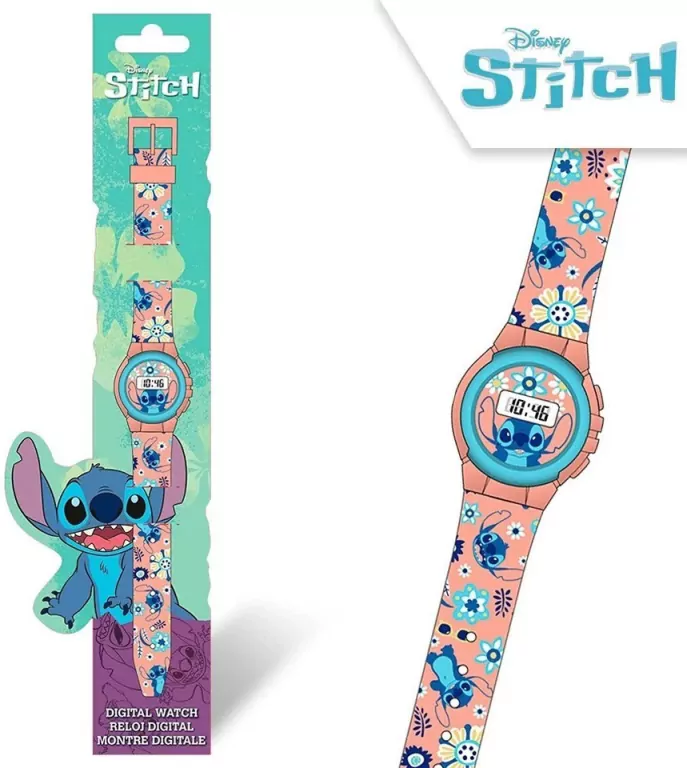 Disney Stitch. Zegarek cyfrowy - tantis.pl
