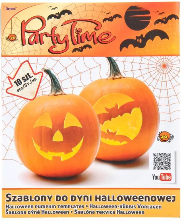 Szablony do dyni halloweenowej - tantis.pl