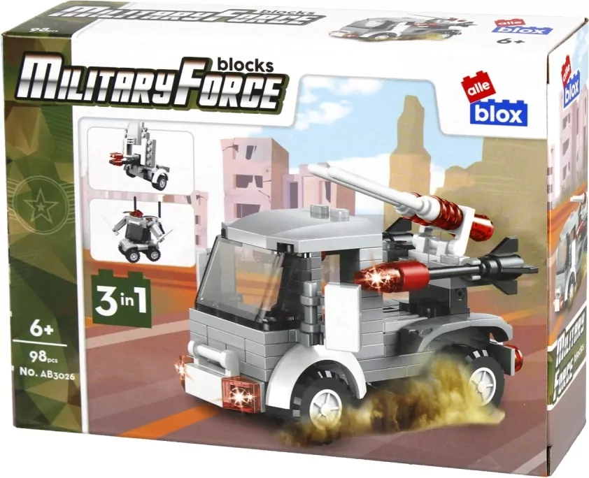 Klocki konstrukcyjne Wojsko ALLEBOX - tantis.pl