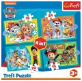 Trefl. Puzzle 4w1. Psi Patrol - tantis.pl