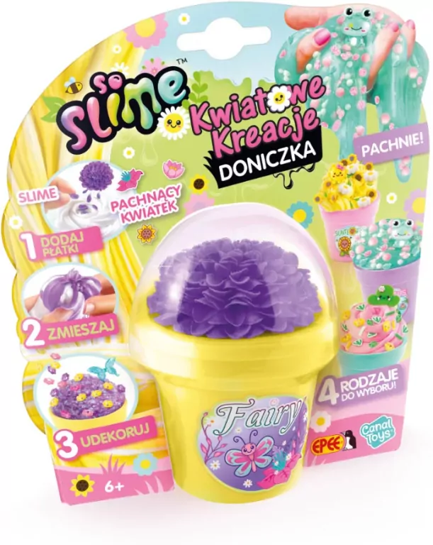 Slime Kwiatowe Kreacje - Kraina Wróżek - tantis.pl